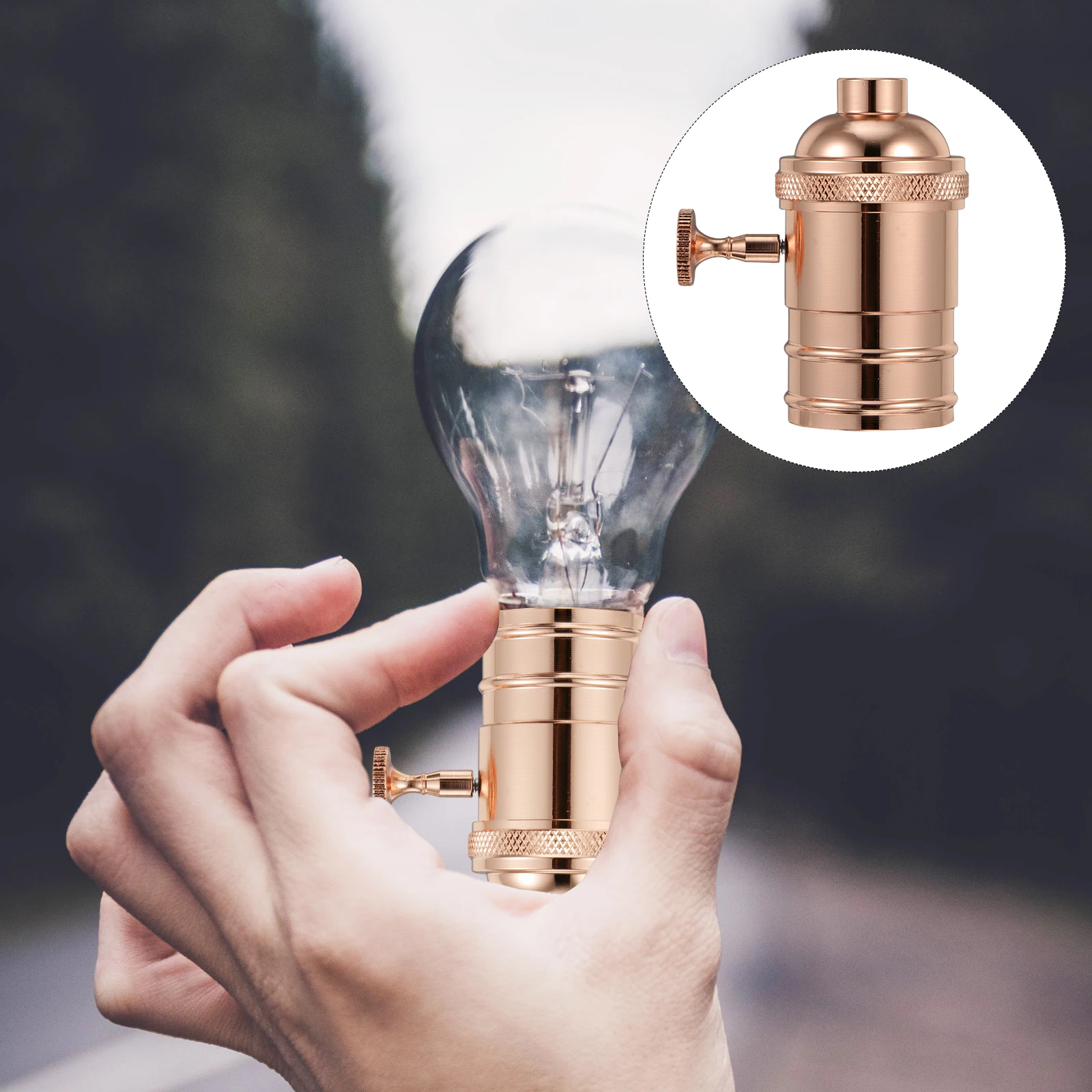 

Retro Hanging Lamp Holder E27 Vintage Socket Die Casting Light Socket Edison Bulb Pendant Light Durable Heat Resistant