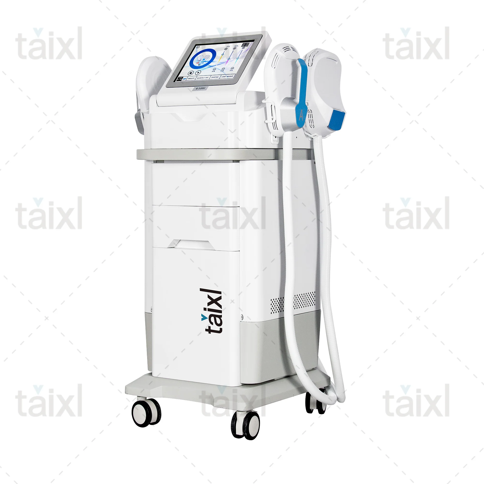 Taixl PRO Ultra Therapy 15 Tesla 6500W Hiemt فقدان الوزن EM الجسم النحيف تحفيز العضلات المهنية taixl NEO آلة