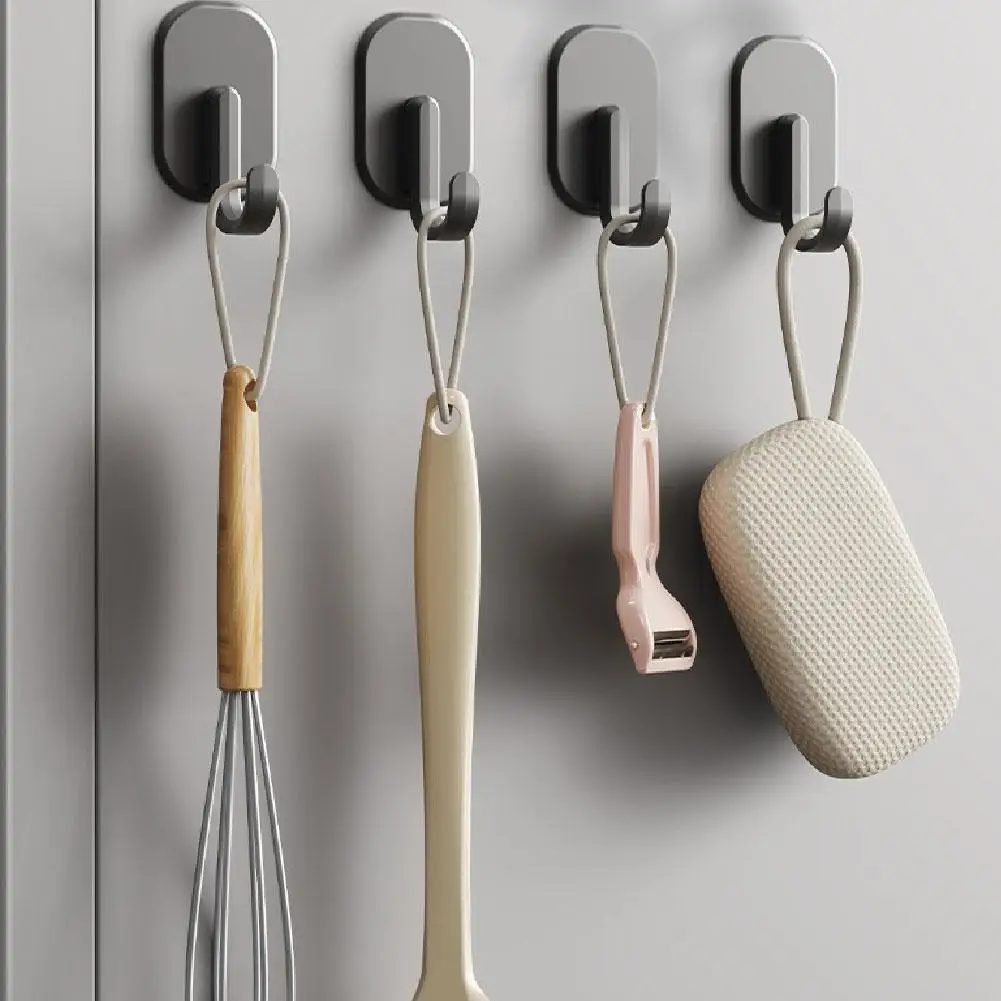 Gancio magnetico per frigorifero senza punzonatura Gancio portaoggetti per organizzazione cucina domestica Gancio magnetico forte multifunzionale riutilizzabile