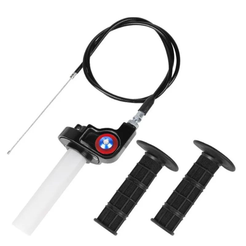 NEW HOT In Stock-Universal 22Mm Twist Throttle Handlebar Grips Cable 7/8