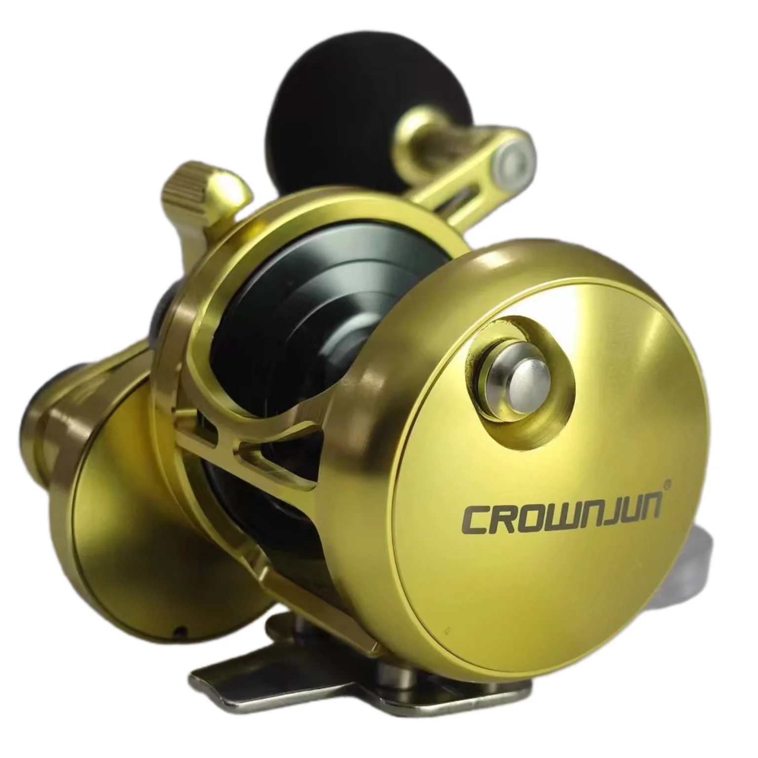 CROWNJUN Water Resistance Spinning Reel RA400 23KG Max Drag Power Fishing Reel for Bass Pike Fishing Tackle