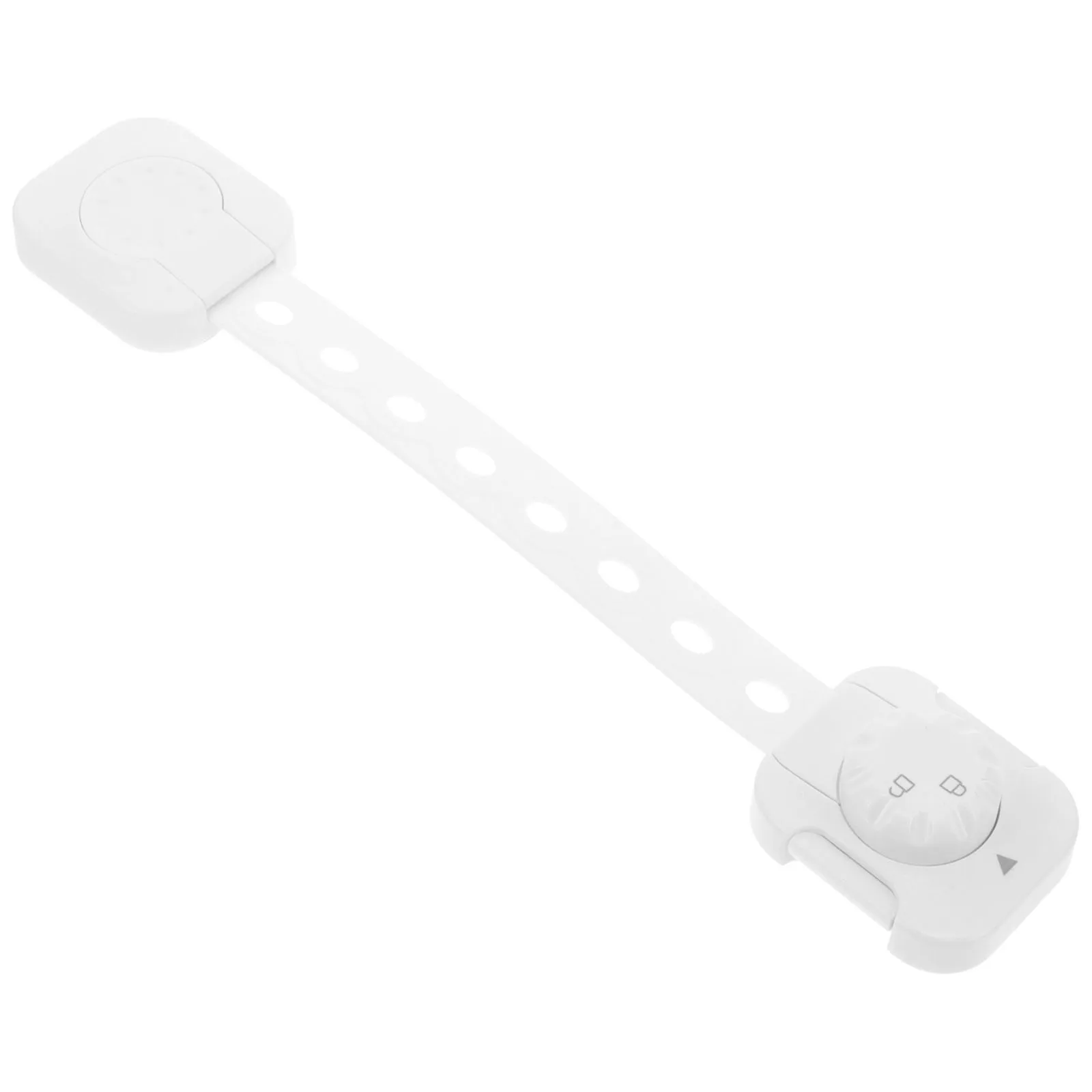 أقفال أمان للأطفال، مزالج ثلاجة ذاتية اللصق، أقفال مقاومة للأطفال لأبواب درج خزانة الثلاجة باللون الأبيض