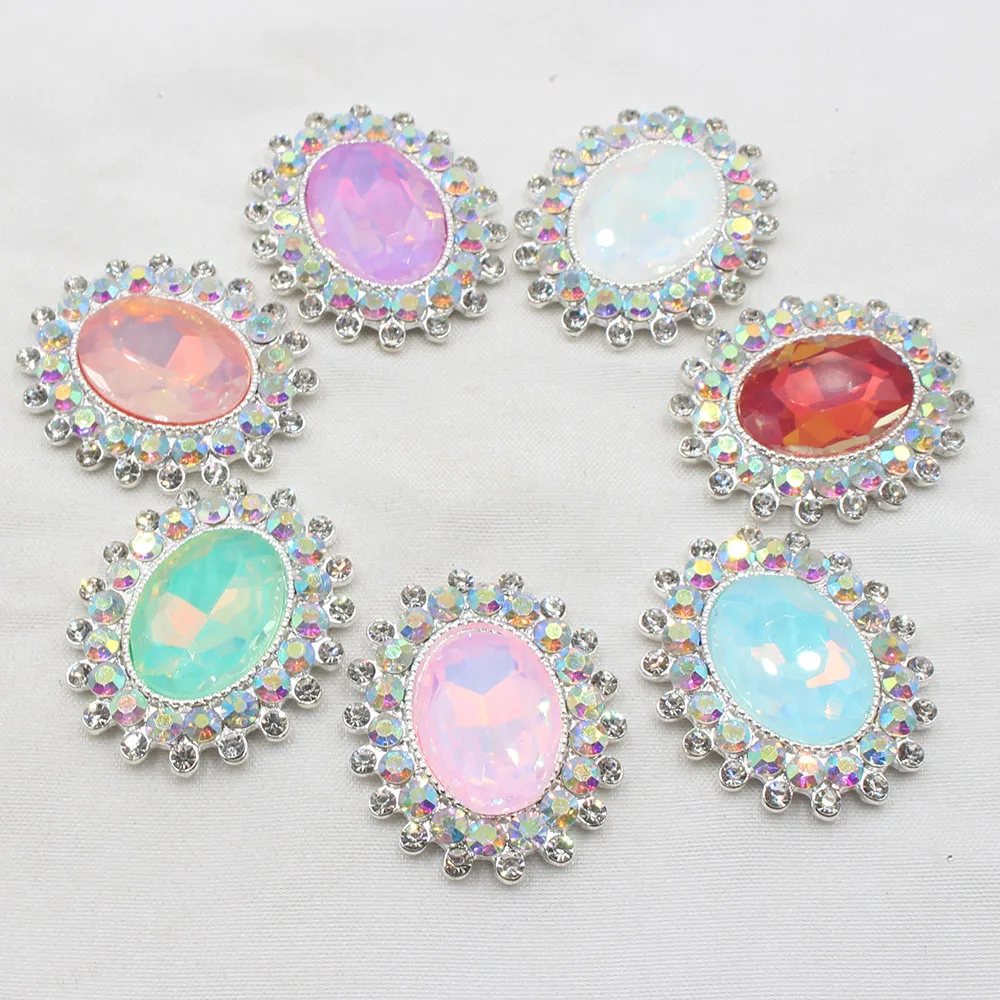 4 silver fashion European and American alloy mocha buttons, handmade adhesive DIY party wine glasses, wedding decoration