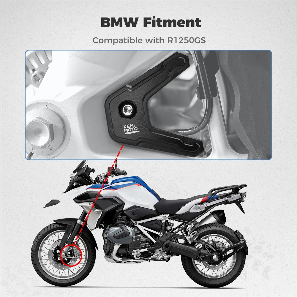 For BMW R1250GS R1250GS Adventure ABS Sensor Guard R 1250 GS 2019-2023 R1250 GSA 2019-2024 R1200GS 2013-2017 R 1200 GSA 13-2018