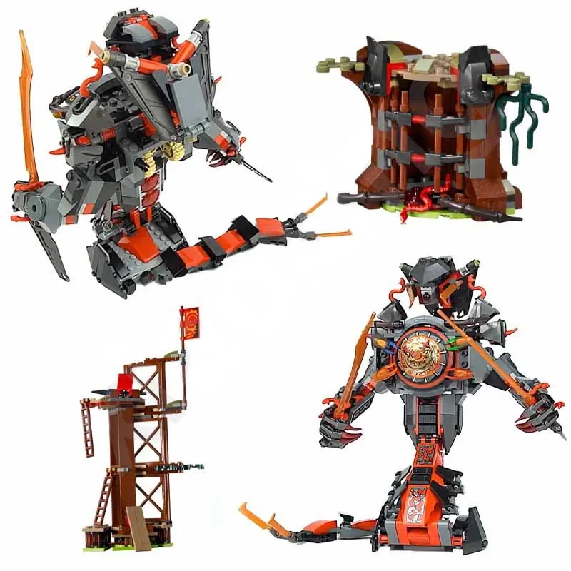 734PCS 10583 Mini Figures Set Compatible Dawn of Iron Doom 70626 Building Blocks Toys for Kids Adult Gift