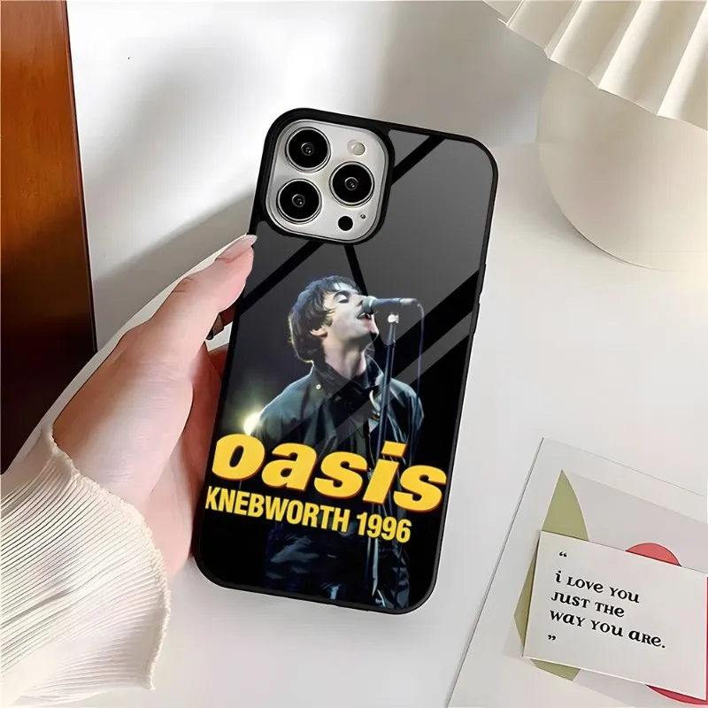 Oasis-Posters Phone Case PC+TPU For Iphone 13 Pro Max 14 11 12 Mini 6 8 7 Plus X Xs XR Luxury Design Back Cover