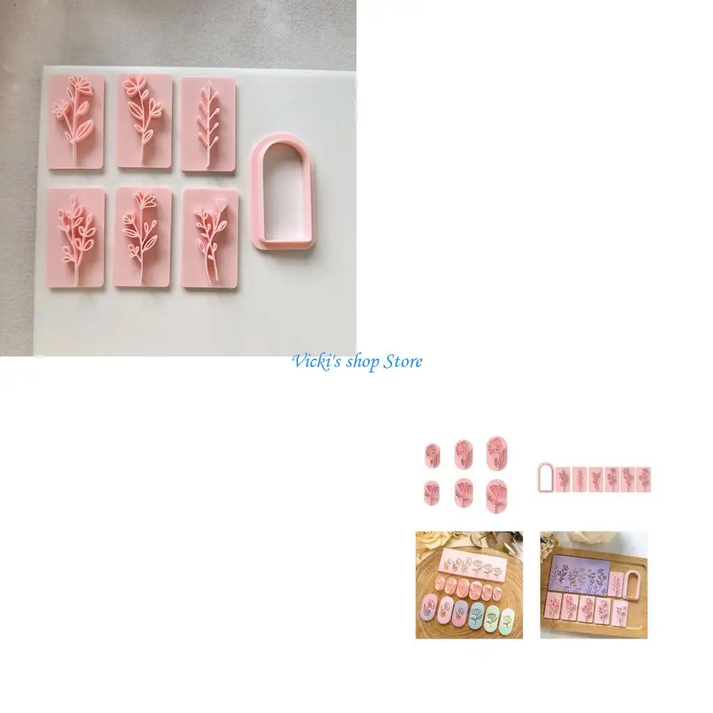 Flexible Silicone Molds Stamp Tool Earring Making Mold for Craft