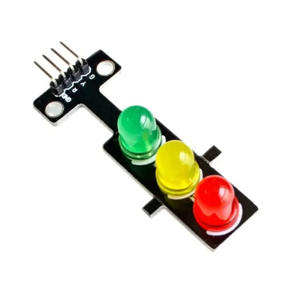 ANPWOO 5V Led Creative Traffic Light Emitting Module Digital Signal Output Ordinary Brightness 3 Light Separate Control