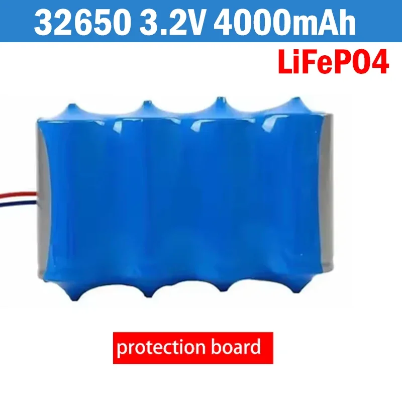 بطارية المصباح الشمسي 3.2 فولت 32650 بطارية ليثيوم حديد ذات سعة كبيرة بطارية مصباح الشارع الشمسية الكاشف مع لوحة الحماية