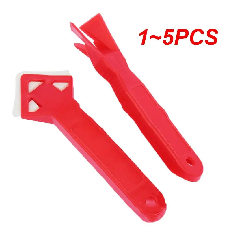 

1~5PCS In1 Glass Glue Angle Scraper Caulking Silicone Tool Shovel Binder Rubber Shovel Gereedschap Remover Angle Seam Spatula