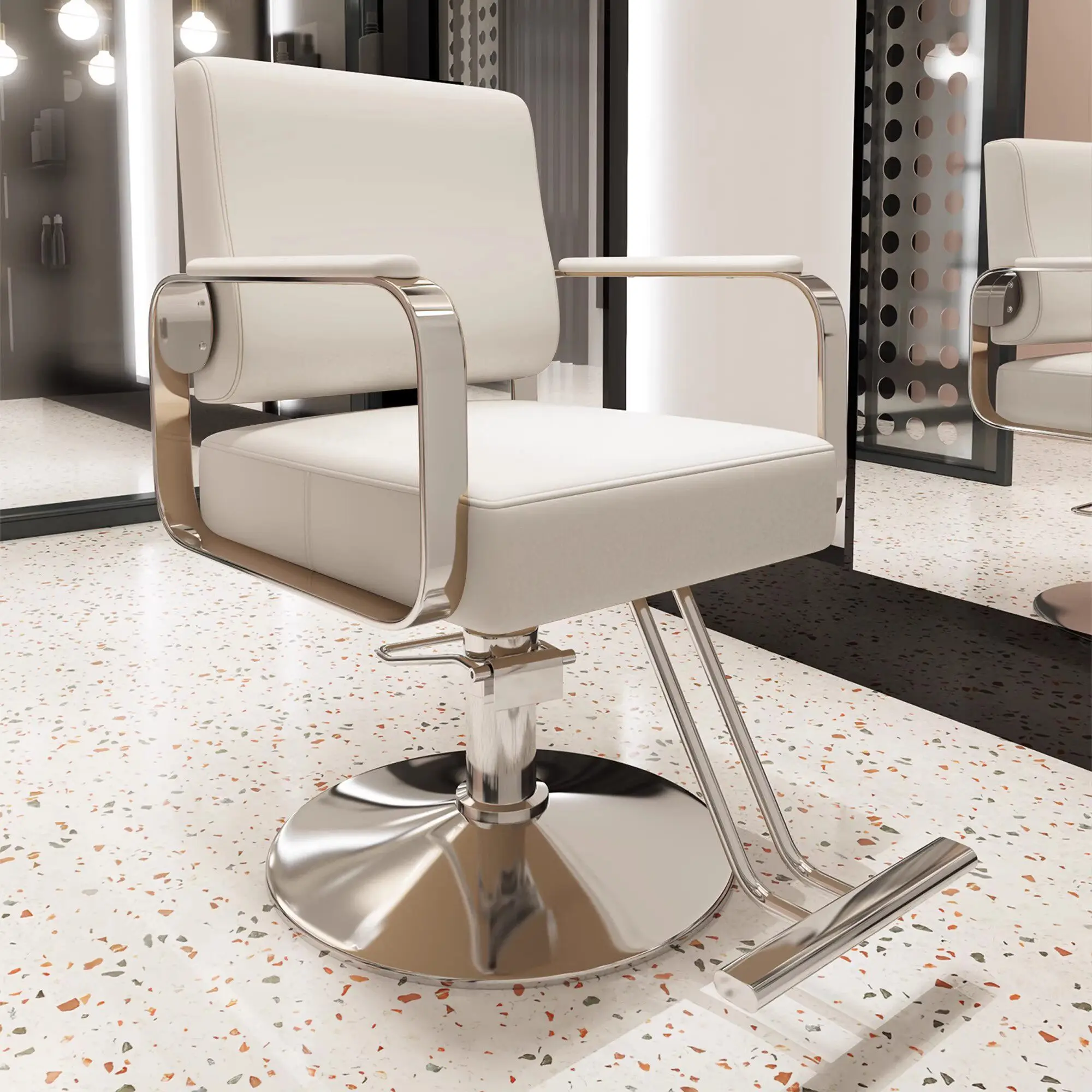 Hair Stylist Waiting Facial Shop Barber Chairs Luxury Manicure Pedicure Barber Chairs Modern Professional Cadeira Furniture