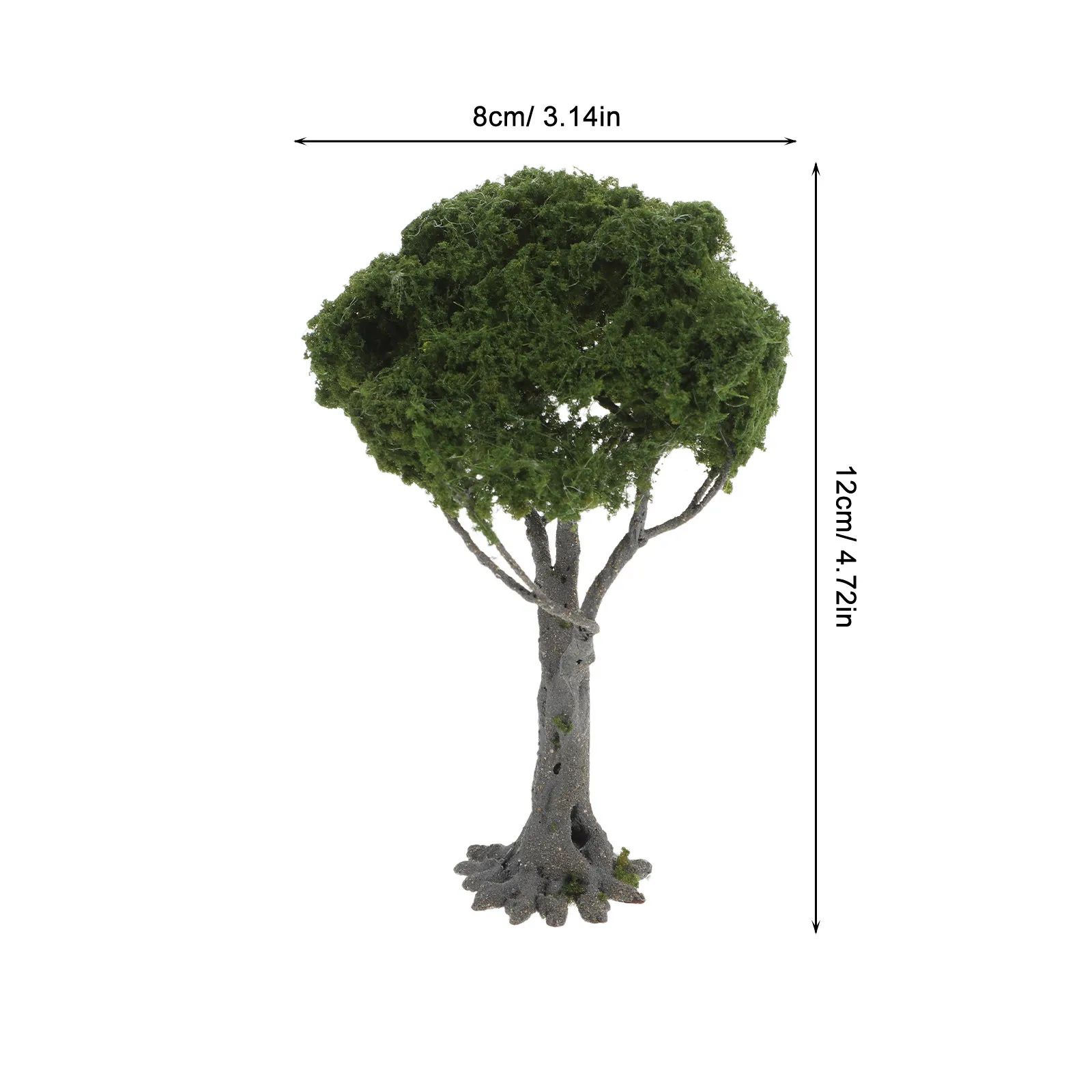 Mini Tree Decor Artificial Greenery Tree For Dollhouse Decor Landscape Realistic Scenes Landscaping Plant