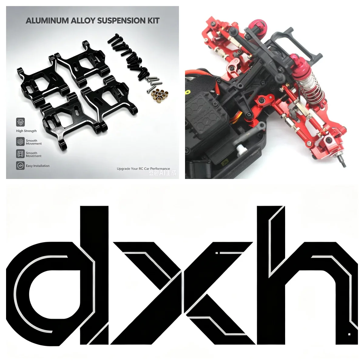 Metallic accessory ZD Racing RX12 XTS P12 RC 1/12 remote control car front lower arm part