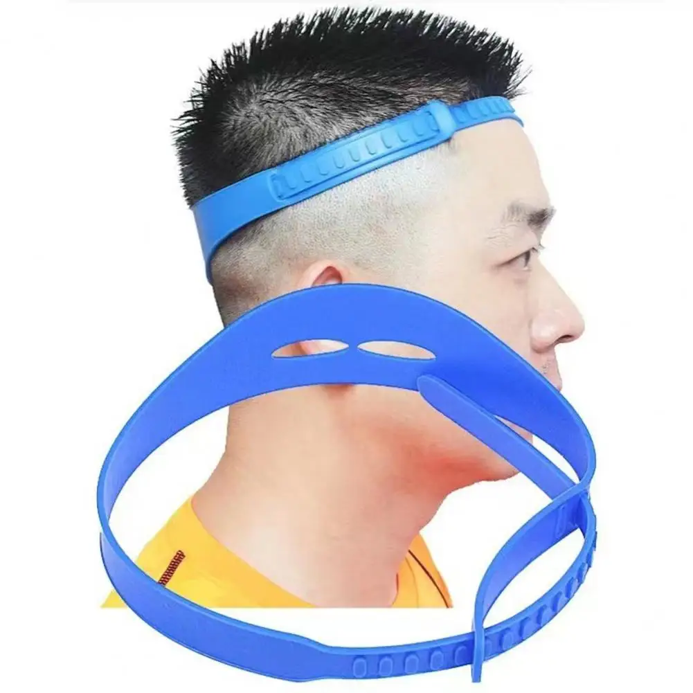 Non-slip Hair Band Non-slip Silicone Hair Band for Effortless Home Haircuts Diy Arc-shaped Template Mold for Men Children