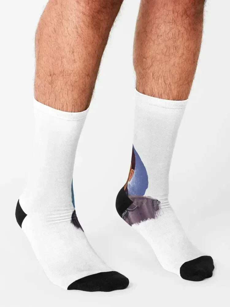 DAVE ATTELL- Famous standup comedian Portraits Socks Children's aesthetic cool Climbing Male Socks Women's