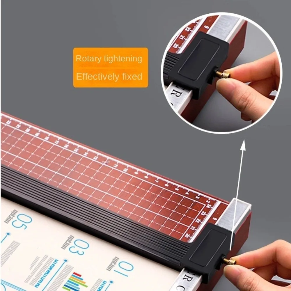 Heavy Duty A4 Paper Cutter Metal Base Precise Cuts A5 Paper Guillotine Manual Professional Paper Card Trimmer Office