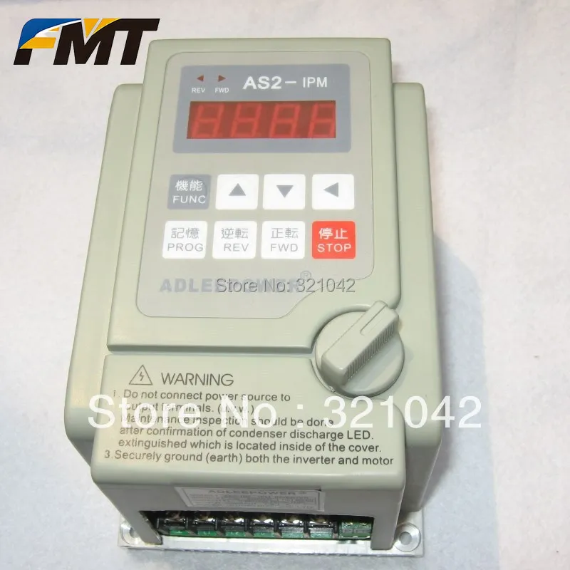 

Преобразователь частоты AS2-IPM/AS2-104/0.4KW/400W для управления скоростью двигателя