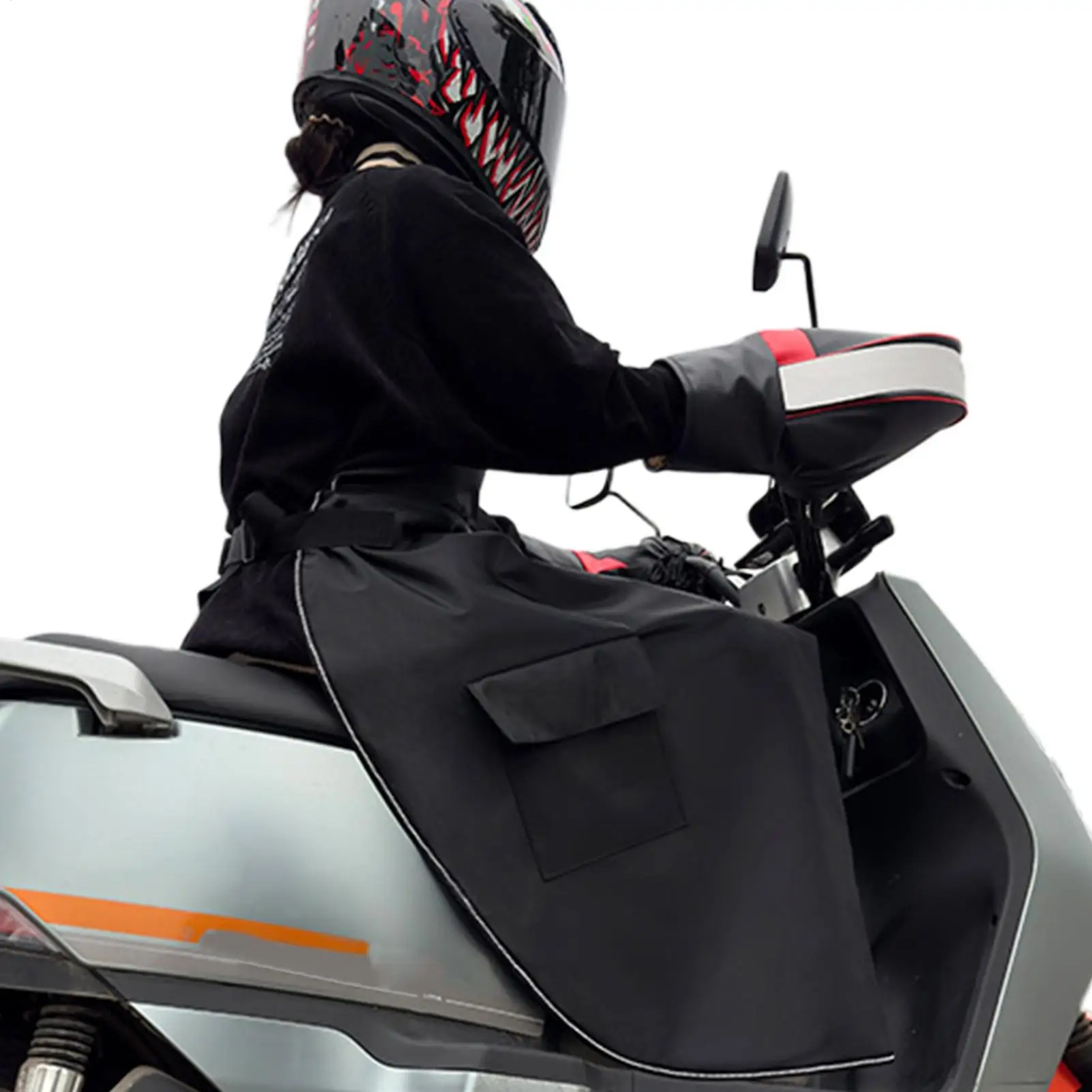 

Scooter Apron Waterproof Thick Winter Warm Scooter Blanket E-Bike Apron Blanket Protector for Winter Drive Snowy Day Motorbike