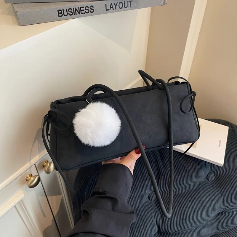 

High-End Luxury Brand Leather Women's Handbag Elegant Crossbody Refined Finish Trendy Design Vintage Daily Commuter Bag​