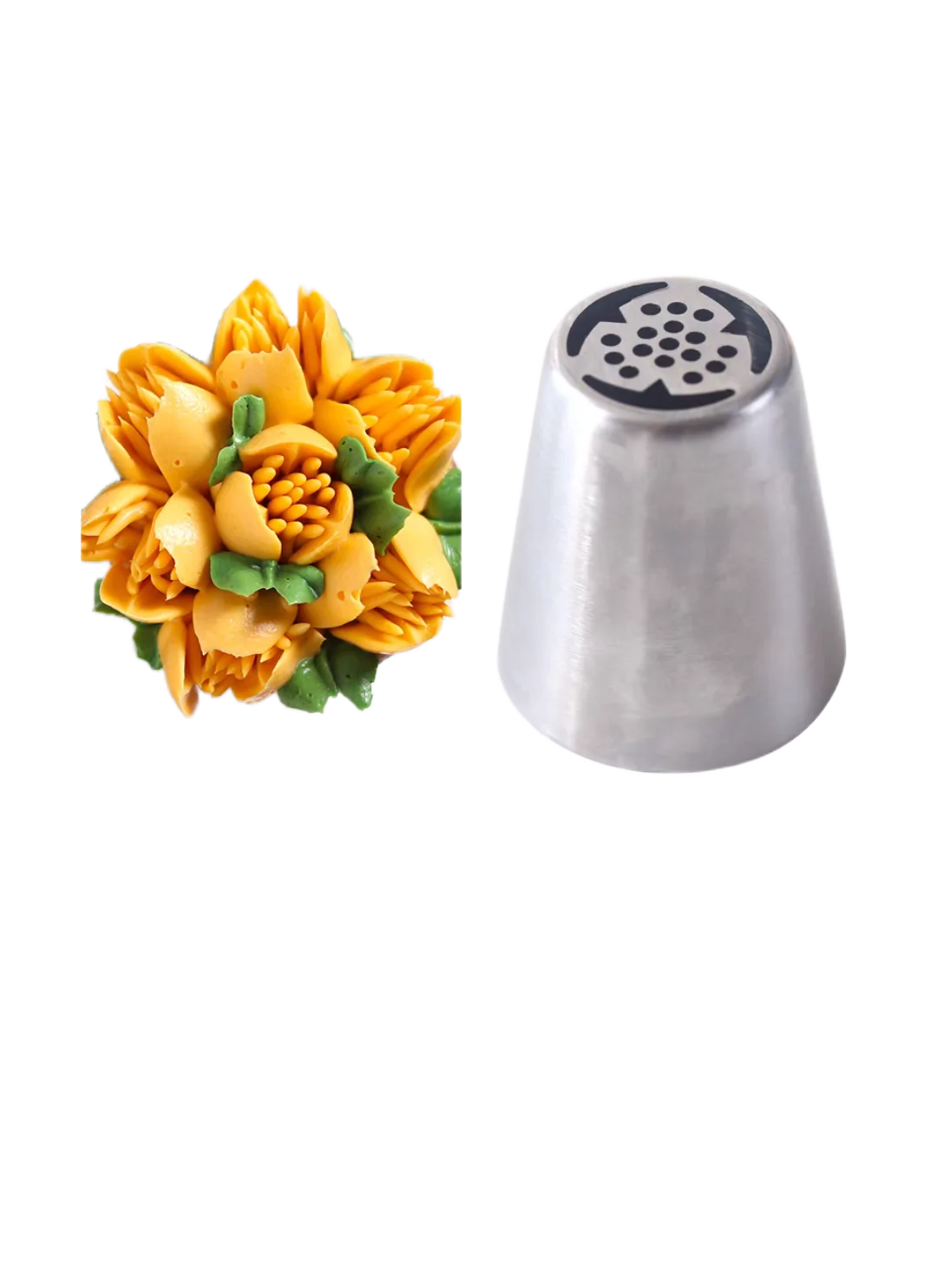 1PCS Russian Tulip Icing Rose Pastry Nozzles Cake Decorating Tools Icing Piping Nozzle Cream Cupcake Tip Baking Accessories