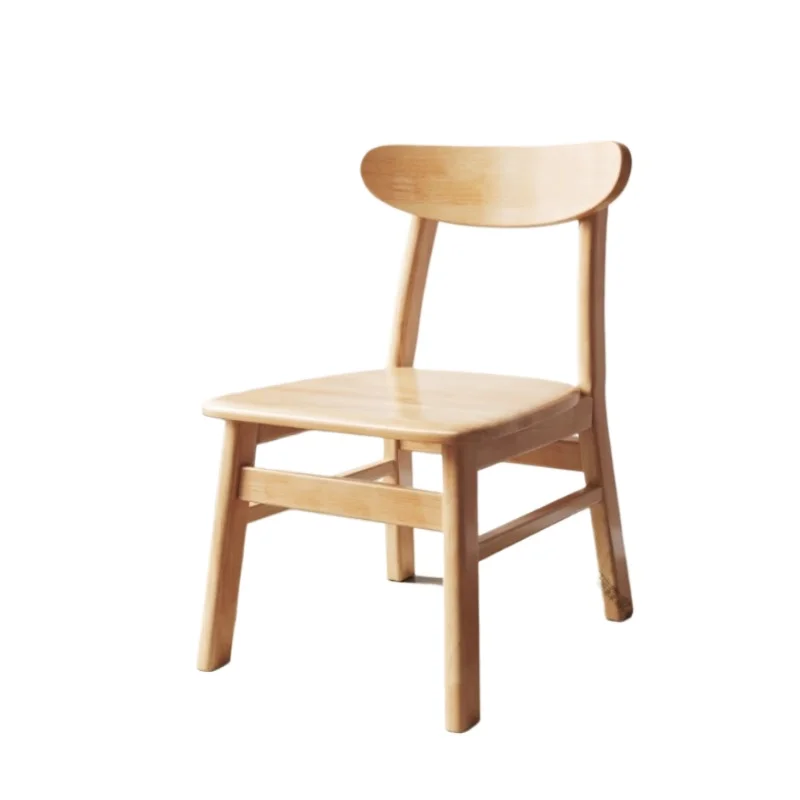 

Modern back chair Nordic simple solid wood