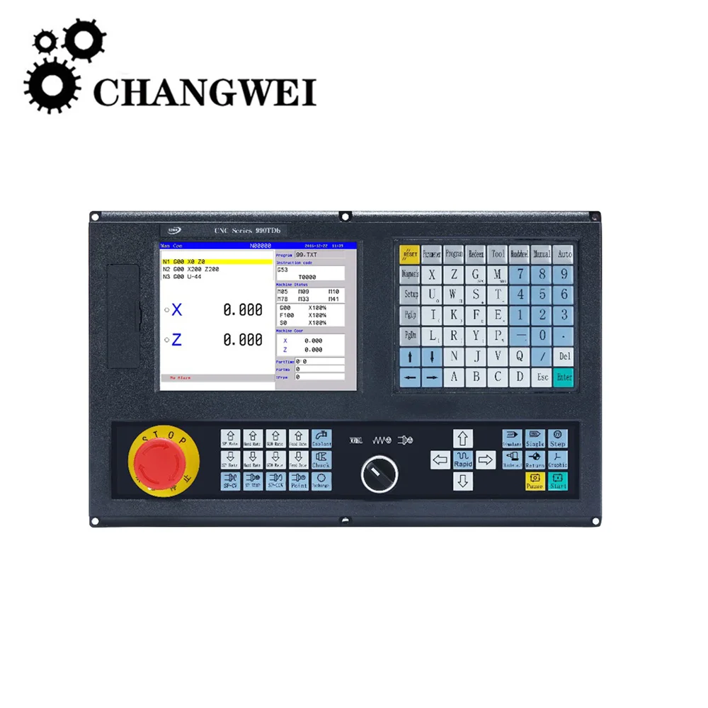 New Cnc Lathe Controller 990tdb/1000tdb/990mdb 2/3/4/5 Axis Cnc System Compatible With Standard G Code With Atc Plc Function