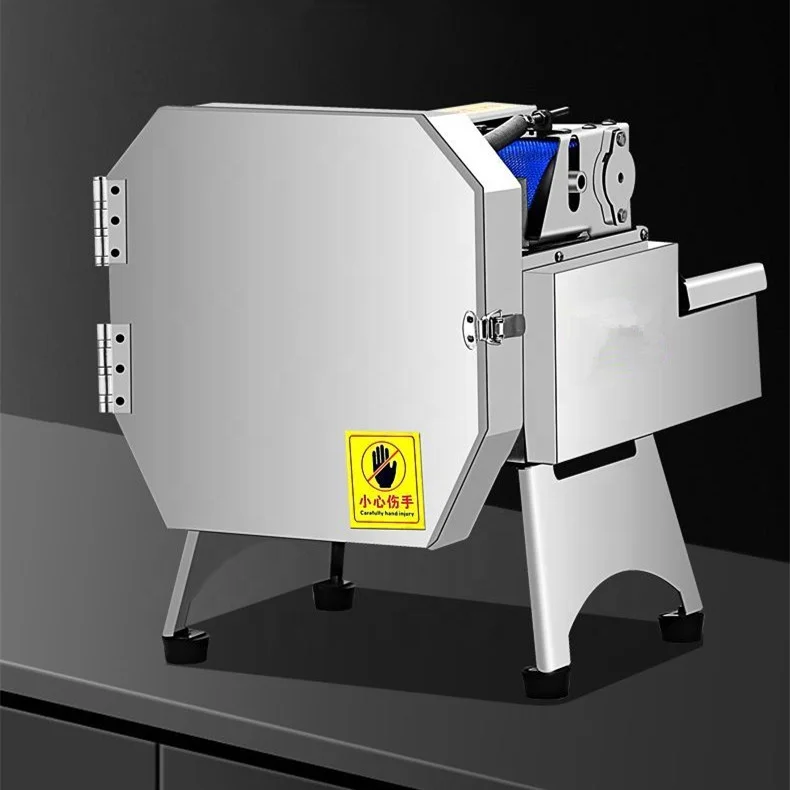 220V/110V Small-type Multifunction Automatic Feeding Evenly Cutting Chili Shallot Vegetable Slicer Cumin Sauerkraut Shredder