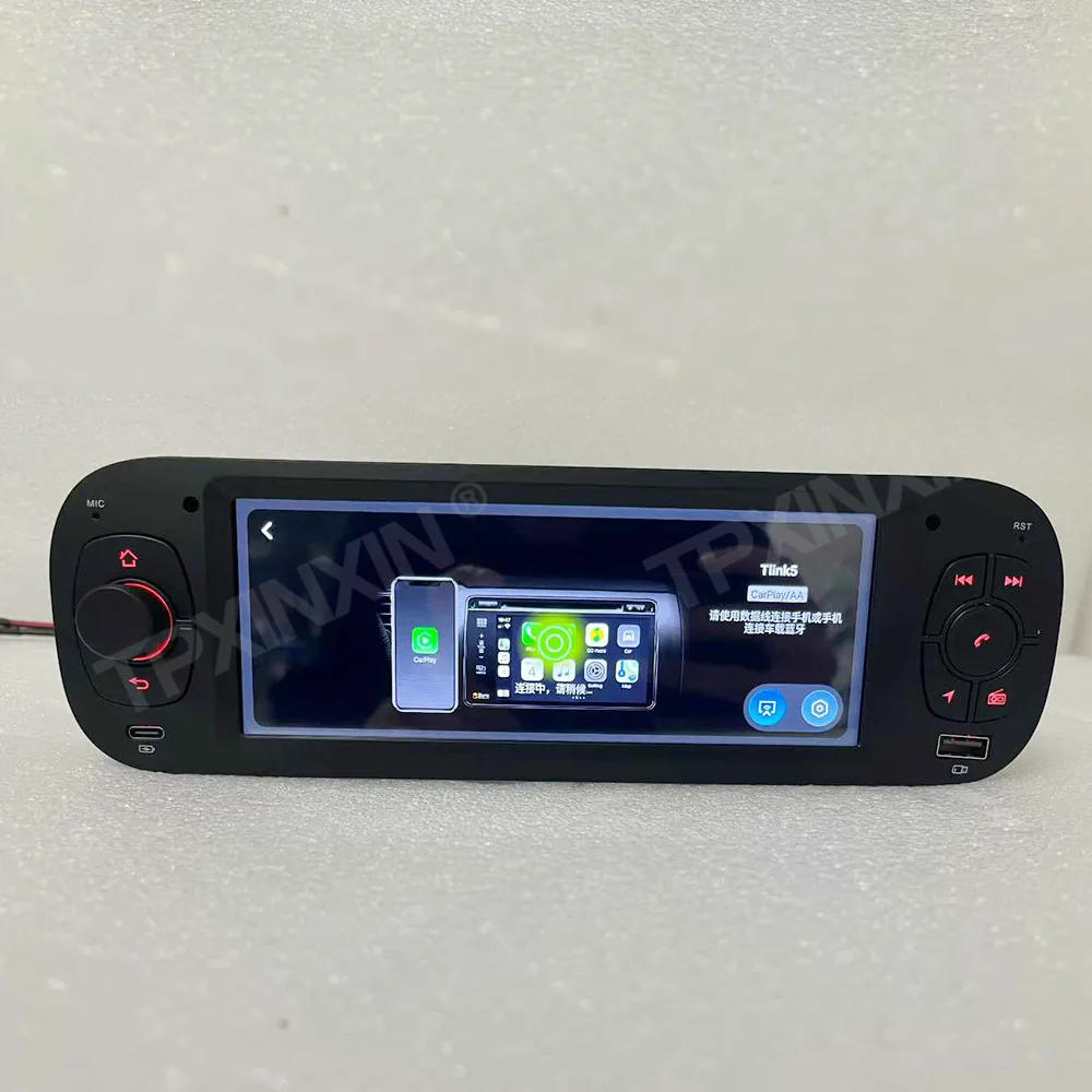 Car Accessories Radio For Fiat Panda 2013-2020 Android Auto GPS Navigation Multimedia Stereo Receiver Head Unit Offline Maps