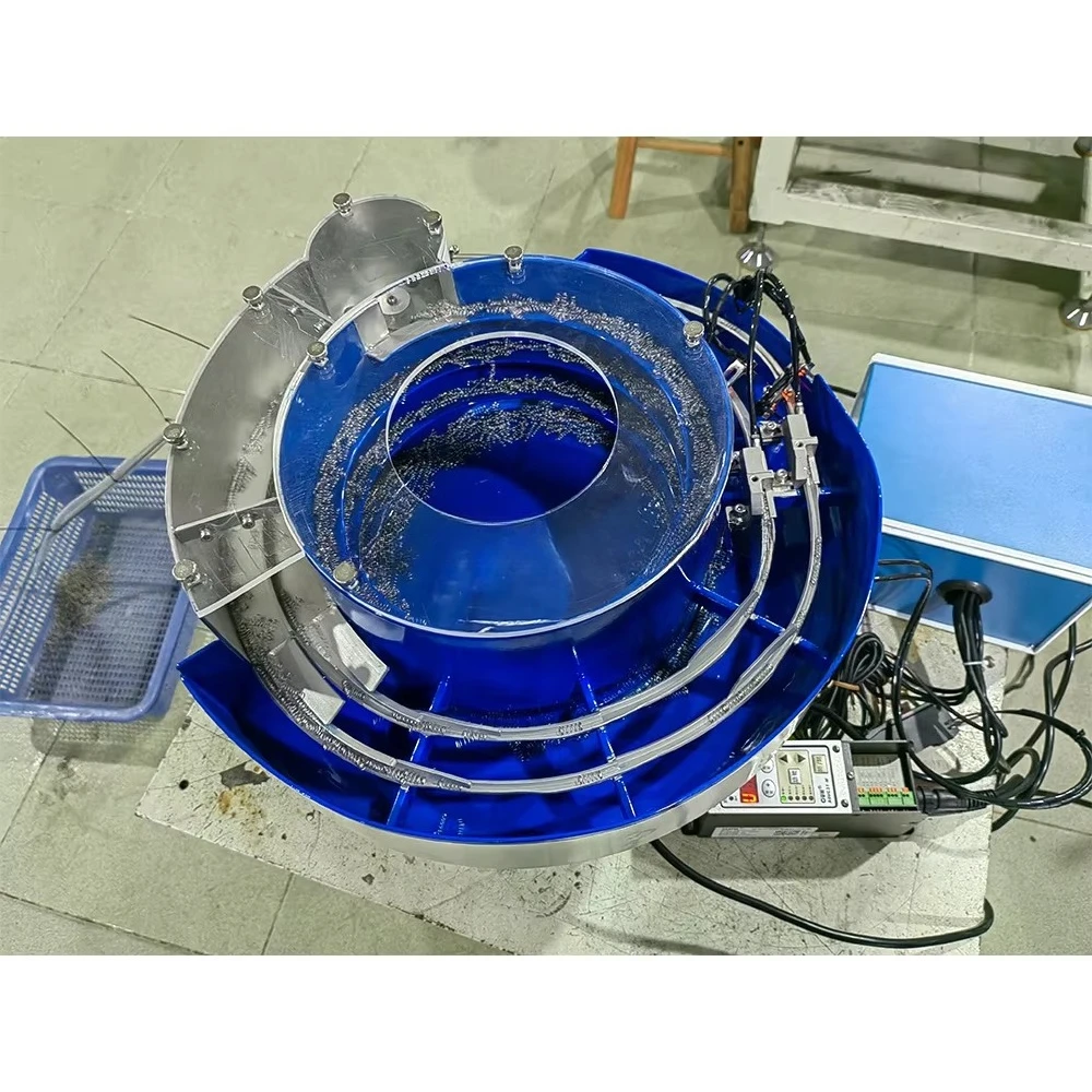 Automatic vibrating bowl feeder, custom vibrating automatic spring feeder with controller