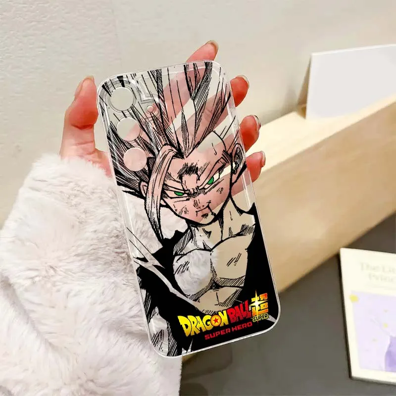 

Dragon Ball Zamas Son Gohan For Samsung Galaxy S25 S24 S23 S22 S21 S20 S10 Lite Plus FE Edge TPU 5G Transparent Phone Case