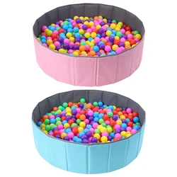 Dobrável Dry Pool Infantil Ball Playpen, Cerca do berçário do bebê, Brinquedos para crianças, meninos, meninas, presentes de aniversário, azul, 100cm