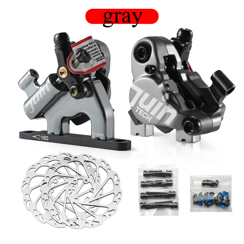 Juin Tech F1 flat mount Disc Brake hydraulic caliper rotor 160mm