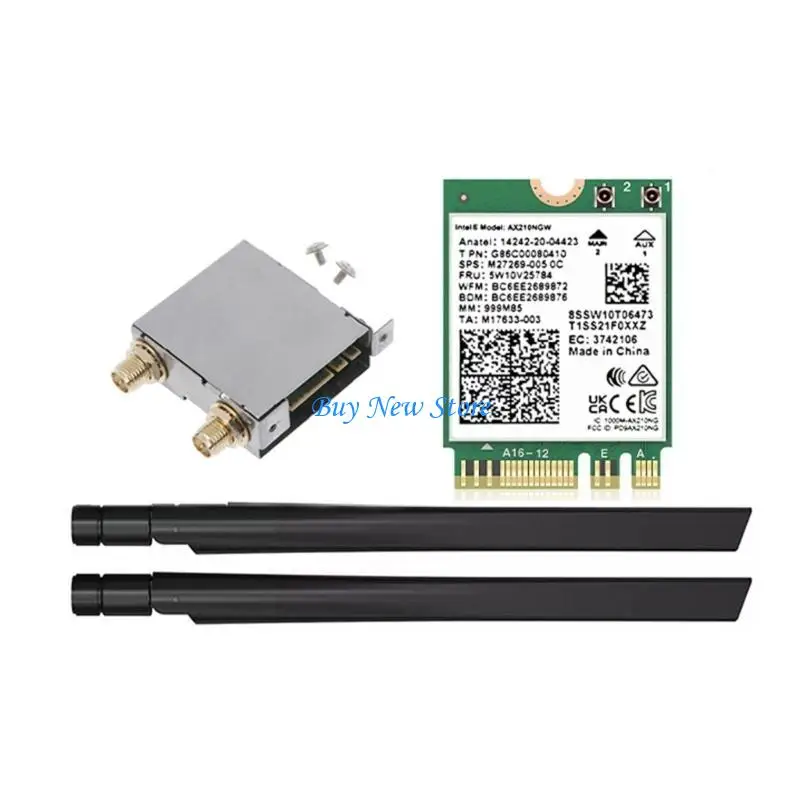 

Сетевая карта 20ce WiFi 6E AX210NGW Mini PCI-E Wi-Fi6e Card-Cellable, совместимая 5.2