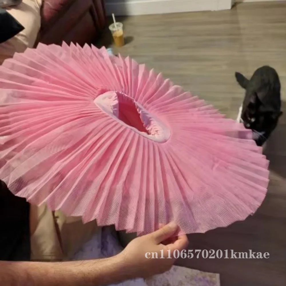 プロ仕様の硬いメッシュパンケーキチュチュスカート、大人と子供用、白鳥の湖バレエダンス衣装、女の子練習用スカート