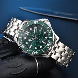 Men's Casual Business Watch Personalized Creative Dial Waterproof Luminous Calendar Display 8215 Movement Stainless Steel Case