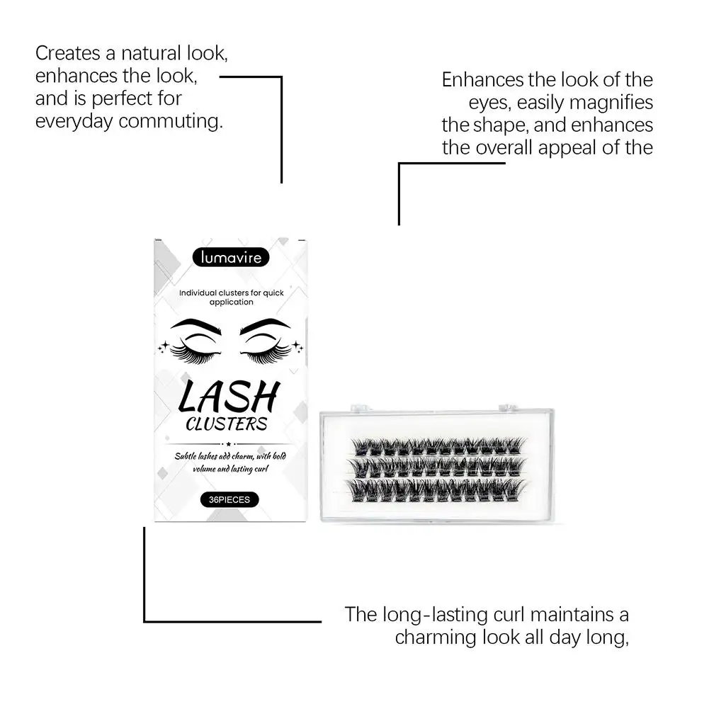 Kleberfreie falsche Wimpern, natürlich, leicht, 3D-Manga, falsche Wimpern, Anime, individuelle Wimpernverlängerung, Make-up-Werkzeug