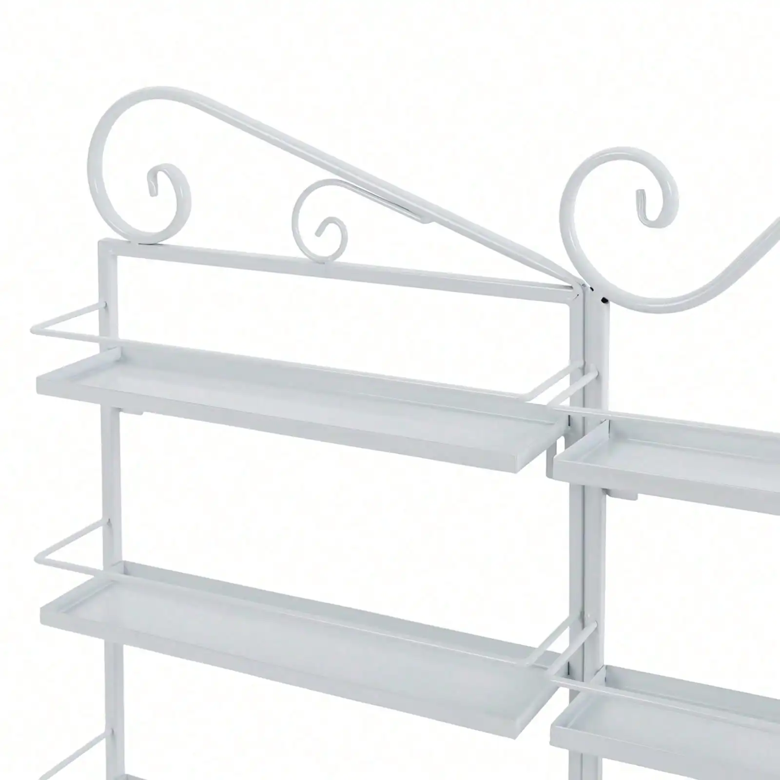 Supports de rangement muraux pour vernis à ongles à 5 niveaux, support de vernis à ongles en métal, vitrine cosmétique pour maison, Spa, Salon de manucure, magasin