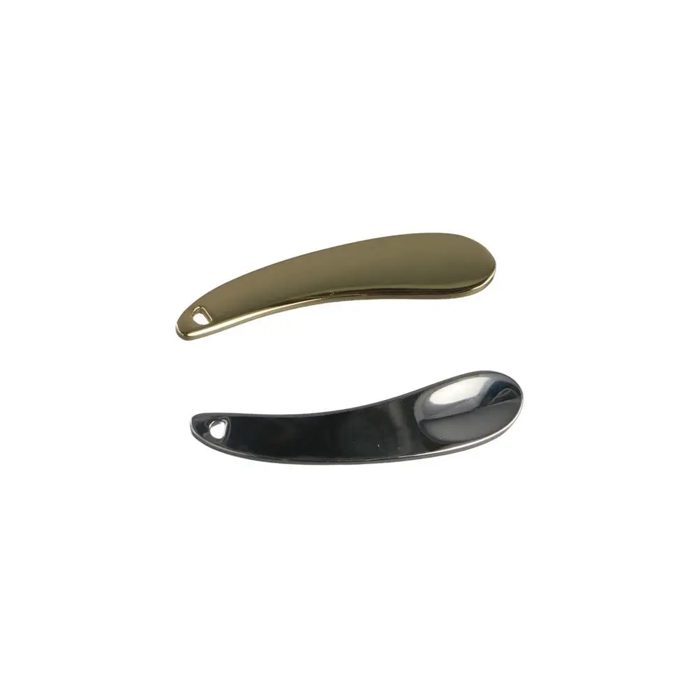 Zilver Goud Metalen Massagelepel Make-up Gereedschap Schoonheid Scoop Make-up Spatel Mini Cosmetische Lepel Gezichtscrème Lepel Gebogen Scoop