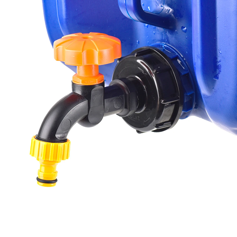 S60 Female Thread IBC Tank Adapter Faucet 16mm 1/2