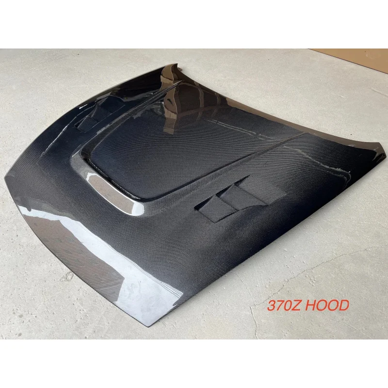

Новый карбоновый капот для 370Z Z34, крышка двигателя Z34, карбоновый капот для 370Z