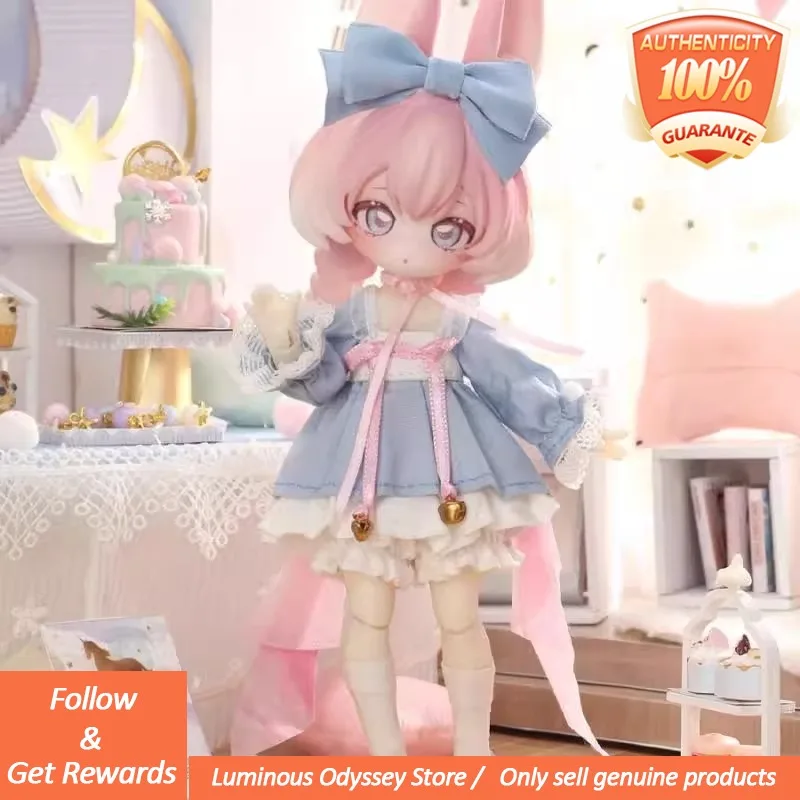 

Аутентичная недействительная кукла Jumping Moon Time Rabbit Treasure12points Bjd слепая коробка Mystery Box экшн-фигурка Коллекционная игрушка в подарок