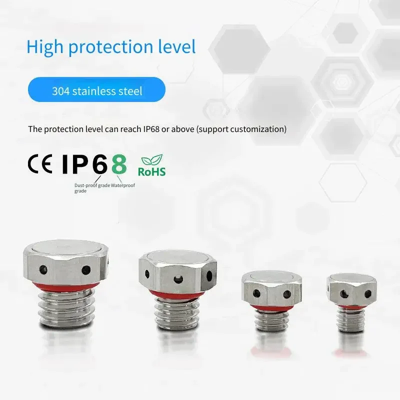 Stainless Steel Waterproof Breathable Valve for Fermentation Barrel Automatic Brass Aluminum Alloy Exhaust Breathing Valve