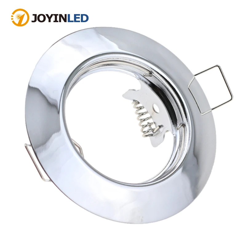 Modern LED Spotlight Recessed Fitting Ceiling Lamp Adjustable Frame GU10 Bulb Fixture Changeable 55mm/2.17inch Cut Hole