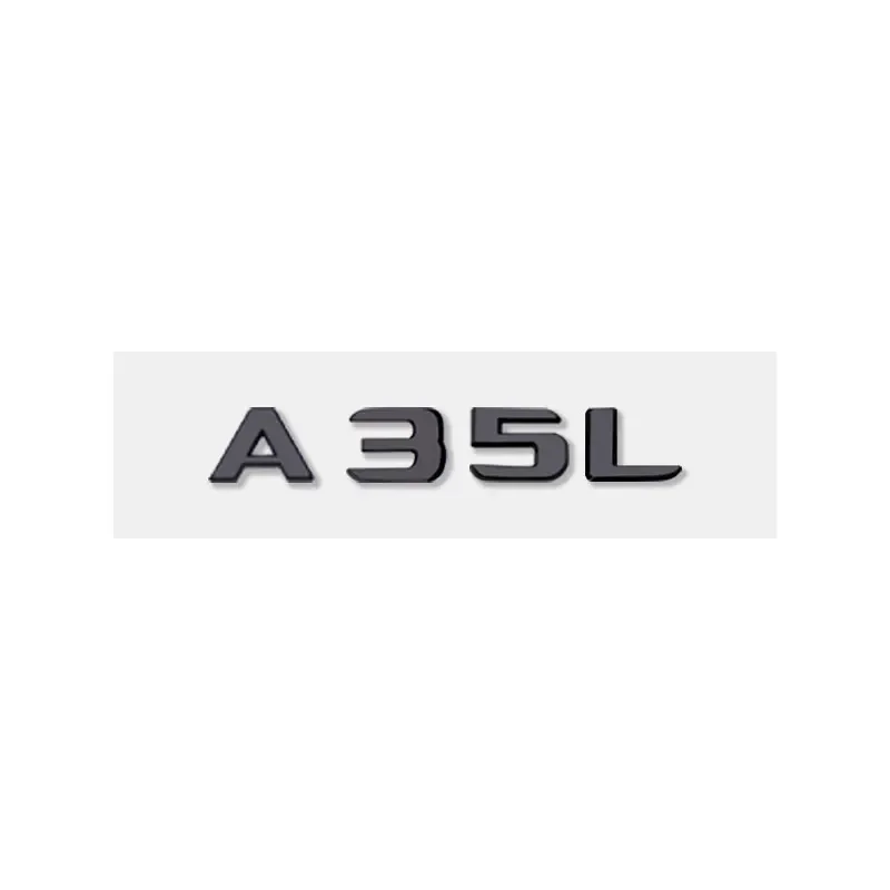 A45 A160 A180 A200 A220 A250 A260 A280 A35L letter number 2d car sticker for Mercedes Benz A class rear boot label trunk refit