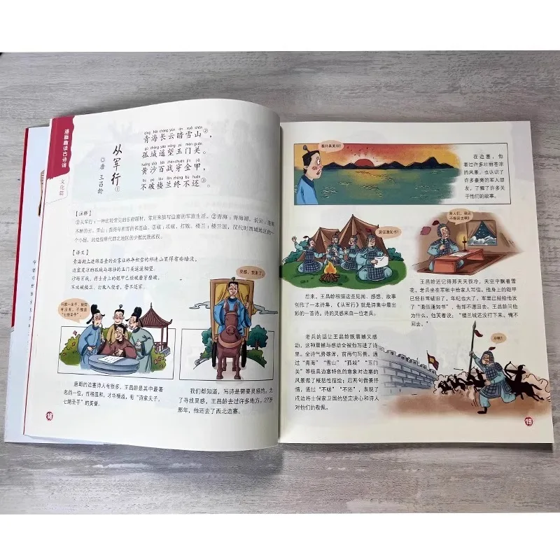 Manga Fun Reading Ancient Poetry Students Read Außerschulische Bücher