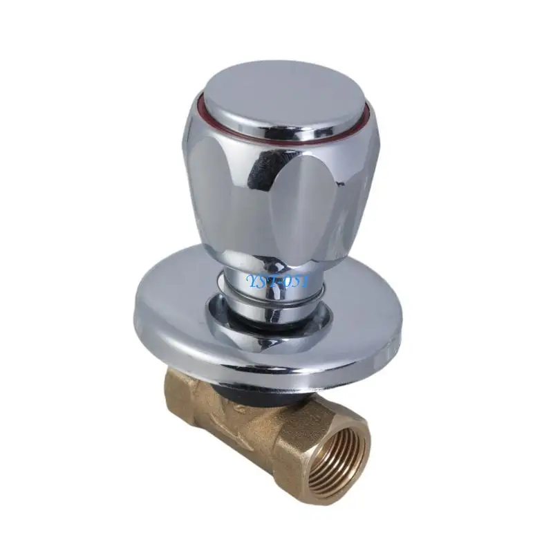 

E15A Practical Sturdy Aluminum Alloy Concealed Water Valves NPT Female Thread for Domestic and Public Facilities Use