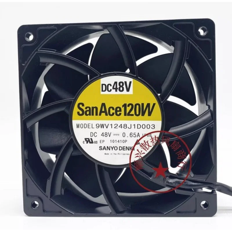 

C for Sanyo 9WV1248P1J1D003 12038 DC48V 0.65A 12CM Cooling Fan