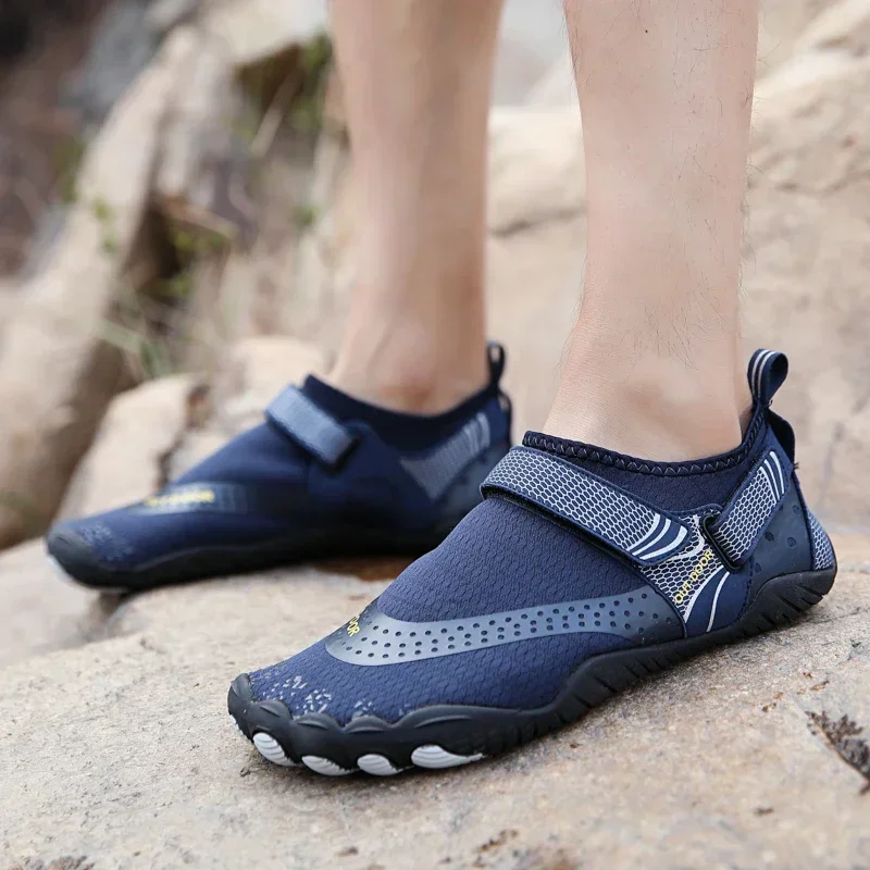 Summer Men Water Outdoor Upstream Swimming Aqua Shoes River Barefoot Non-slip Beach Shoes Unisex Slippers Quick Drying Sport