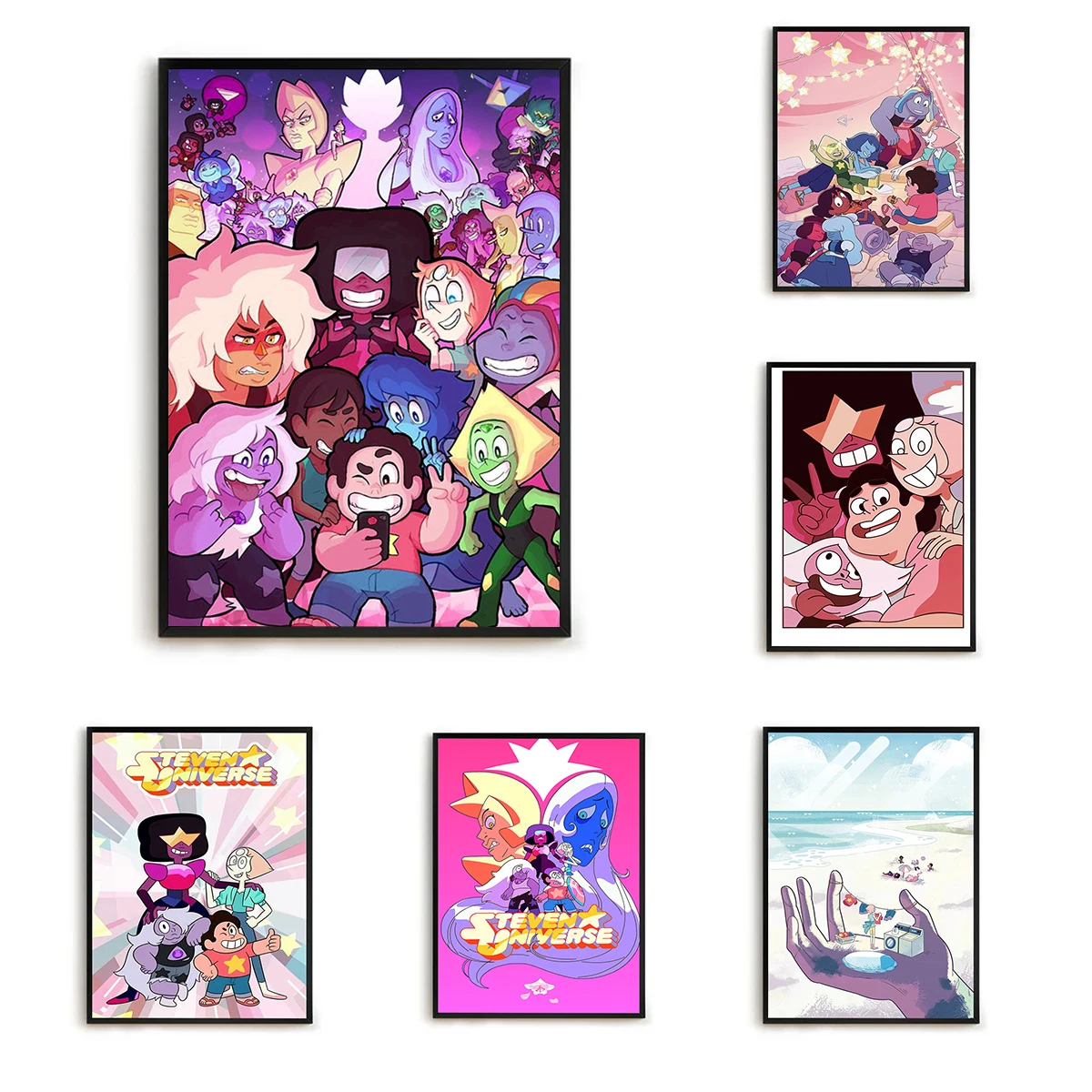 

Posters for Wall Decoration Painting on Canvas Steven Universe Classic Cartoon Decorative Pictures for Living Room Decor Poster