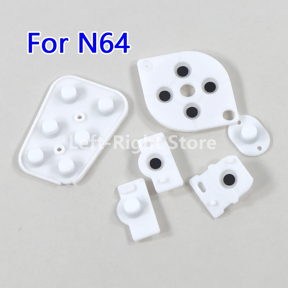 3sets Replacement Conductive Silicon Rubber Pad A B X Y D Pad Buttons for Nintend N64 Controller Joy Pad Conductive Button